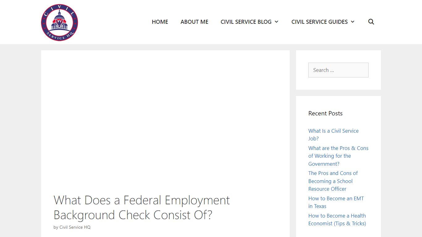 What Does a Federal Employment Background Check Consist Of?